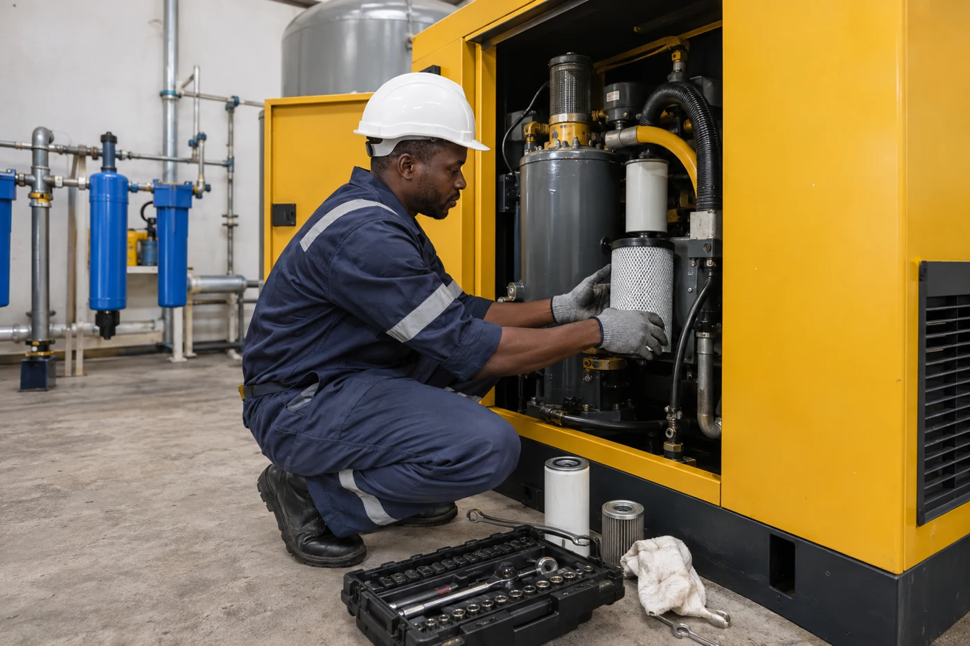 Compressor maintenance