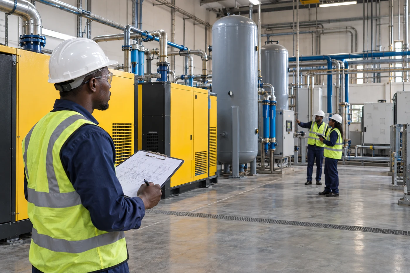 Compressed-air system planning